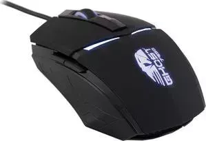 Мышь OKLICK 795G GHOST черный оптическая (2400dpi) USB (5but)