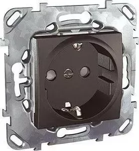 Розетка Schneider Electric Unica с/з со шторками 16A 250V MGU5.037.12ZD