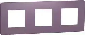 Рамка Schneider Electric 3-постовая Unica New NU280614