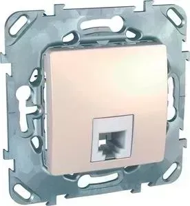 Розетка Schneider Electric телефонная RJ11 Unica MGU5.492.25ZD