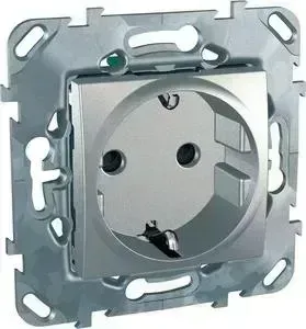 Розетка Schneider Electric Unica Top с/з со шторками MGU5.057.30ZD