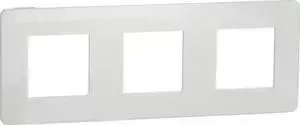 Рамка Schneider Electric 3-постовая Unica New NU280618
