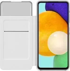 Чехол SAMSUNG (флип-кейс) для Galaxy A52 Smart S View Wallet Cover белый (EF-EA525PWEGRU)