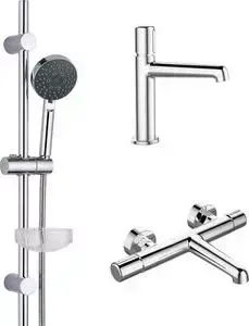 Комплект смесителей Agger Slim хром (A2231100)