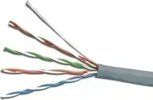 Кабель BURO сетевой BU-COP-045 UTP 4 пары cat5E solid 0.45мм Cu 305м серый