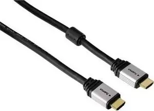 Кабель аудио HAMA -видео H-53760 HDMI (m)/HDMI (m) 1.8м. феррит.кольца Позолоченные контакты черный 5зв (00053760)