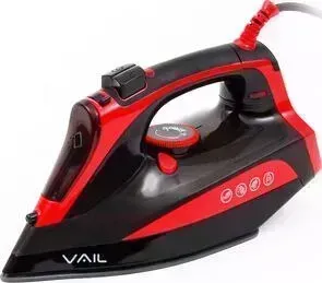 Утюг VAIL VL-4000 черно-красный