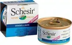 Консервы Schesir для котят, ТУНЕЦ+АЛОЕ, 85 г (132.С184)