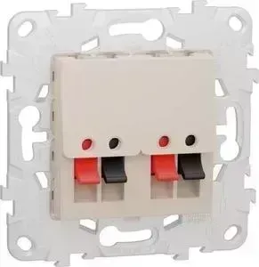 Аудиорозетка Schneider Electric двойная Unica New NU548944