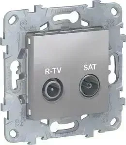 Розетка Schneider Electric R-TV/SAT одиночная Unica New NU545430