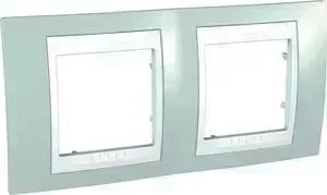 Рамка Schneider Electric 2-постовая Unica Хамелеон MGU6.004.870