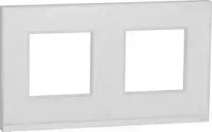 Рамка Schneider Electric 2-постовая Unica New NU600485