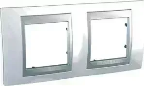 Рамка Schneider Electric 2-постовая Unica Top MGU66.004.092