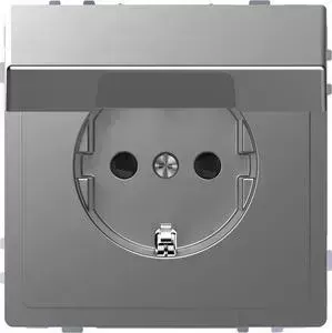 Розетка Schneider Electric Merten D-Life 16A с/з и крышкой MTN2310-6036