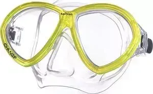 Маска для плавания Salvas Change Mask, арт. CA195C2TGSTH, закален.стекло, Silflex, р. Senior, желтый