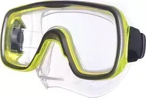 Маска для плавания Salvas Geo Sr Mask, арт. CA175S1GYSTH, закален.стекло, силикон, р. Senior, желтый
