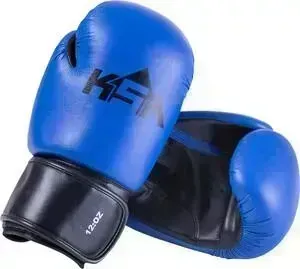 Перчатки боксерские KSA Spider Blue, к/з, 6 oz
