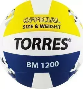 Мяч волейбольный TORRES BM1200 V42035, р.5