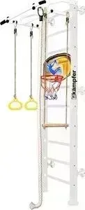 Детский спортивный комплекс Kampfer Helena Wall Basketball Shield №6 Жемчужный Стандарт белый антик турник