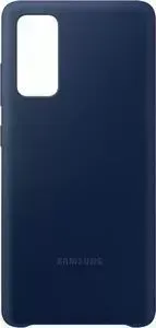 Чехол (клип-кейс) SAMSUNG для Galaxy S20 FE Silicone Cover темно-синий (EF-PG780TNEGRU)