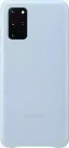 Чехол (клип-кейс) SAMSUNG для Galaxy S20+ Leather Cover голубой (EF-VG985LLEGRU)