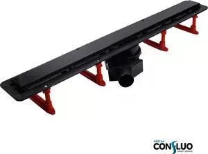 Душевой лоток PESTAN Frameless Line Confluo 850 Black Glass (13701206)