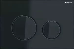 Кнопка смыва Geberit Sigma 21 черная, двойной смыв (115.651.SJ.1)