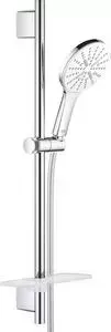 Душевой гарнитур Grohe Rainshower SmartActive с полочкой, белая луна (26577LS0)