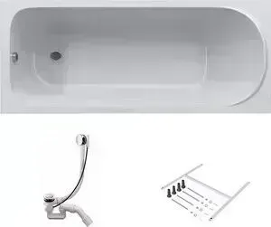 Акриловая ванна Am.Pm Sense 150x70 с каркасом и панелью (W75A-150-070W-KL, W76A-150-070W-P)