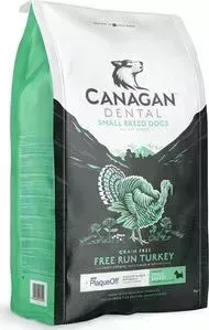 Сухой корм CANAGAN Small Dental, 2 кг, для собак мел.пород, Индейка, уход за полостью рта (100.080)