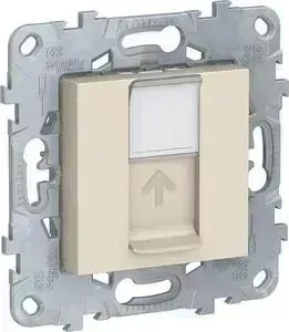Розетка Schneider Electric компьютерная RJ45 Unica New Cat. 6 UTP NU541544