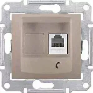 Розетка Schneider Electric телефонная RJ11 Sedna SDN4101168