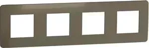 Рамка Schneider Electric 4-постовая Unica New NU280851