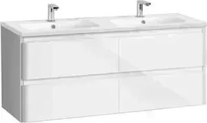 Тумба под раковину Vincea Alba L.White 119,4x47,6 см, белый глянец (VMC-1A120LW)