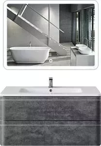 Мебель для ванной Vincea Alba Stone W Led A 100 камень