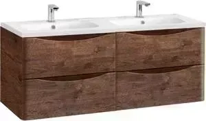 Тумба с раковиной Vincea с Roberta R.Wood 120x48 см, венге (VMC-1R120RW, VCB-1RA120W)