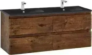 Тумба с раковиной Vincea с Alba R.Wood 120x48 см, венге (VMC-1A120RW, VCB-1RA120B)