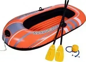 Надувная лодка BESTWAY 61062 BW Hydro-Force Raft Set 188х98 см с вёслами и насосом