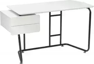 Стол компьютерный Woodville Desk white/black