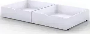 Комплект RooRoom ящиков цвет белый для спального места 140х80