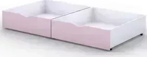 Комплект RooRoom ящиков цвет розовый для спального места 140х80