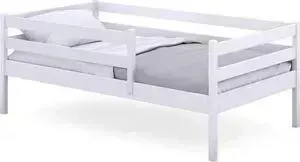 Кровать RooRoom с ограничителем Вики цвет белый спальное место 140х80