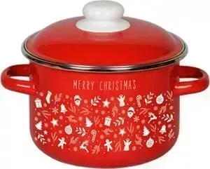 Кастрюля эмалированная Appetite Christmas 3,0л (8RD181M)