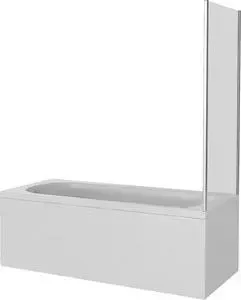 Боковая стенка Good Door Screen SP 75 матовая Грэйп, хром (Screen SP-75-G-CH)