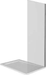 Боковая стенка Good Door Altair 100 стекло прозрачное, профиль хром (SP-100-C-CH)