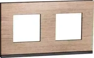 Рамка Schneider Electric 2-постовая Unica New NU600484