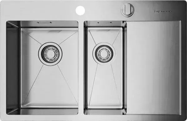 Мойка кухонная OMOIKIRI Akisame 78-2-IN-L (4973062/4993062)