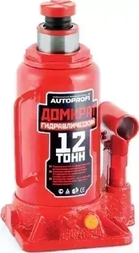 Домкрат Автопрофи 12т гидравл., высота подъёма 415 мм., 1/2