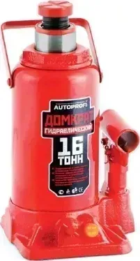 Домкрат Автопрофи 16т гидравл., высота подъёма 445 мм., 1/2