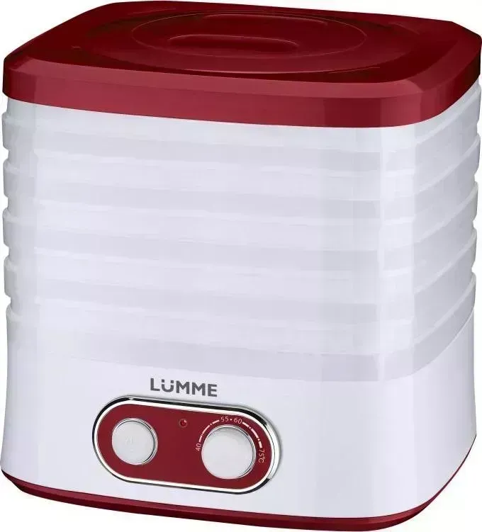 Сушилка для овощей и фруктов LUMME LU-1853 красный рубин
